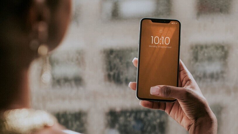 tela de um celular