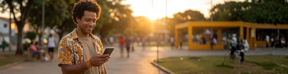 Casal compara os tipos de empréstimo no laptop antes de escolher o crédito ideal