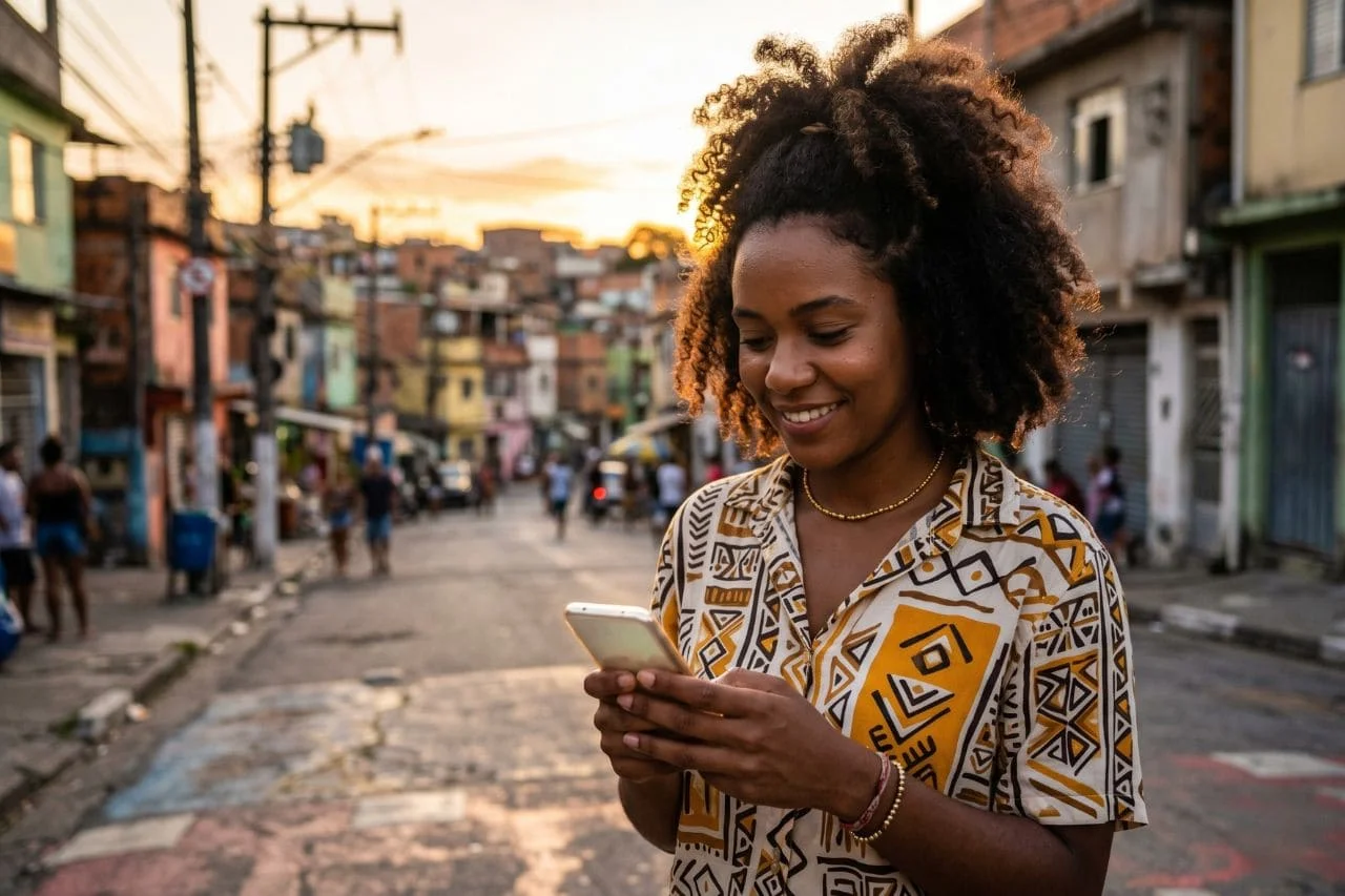 Empréstimo de 500 reais na hora via Pix — pessoa recebendo R$ 500 pelo Pix no celular
